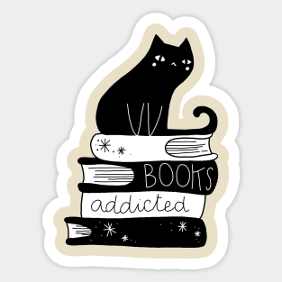 books addicted Sticker